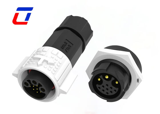 M19 Устойчивый к старению IP67 Круговой водонепроницаемый разъем 300V 3+9 Ключ быстрого выпуска