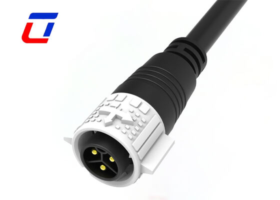 PA66 3 Pin 20A формованный кабельный разъединитель Внешний M19 водонепроницаемый разъединитель для новой энергетики