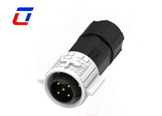 20A IP67 водонепроницаемый быстрый замок электрические разъемы M19 5 штифтов Пластиковый мужской женский разъем