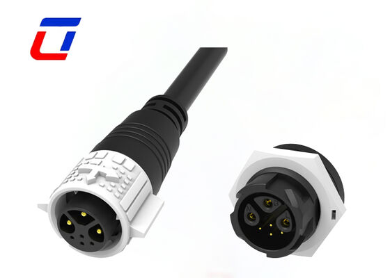 15A+5A водонепроницаемые многоконтактные разъемы 3+4 контакта M19 Push Lock разъем кабель-плата