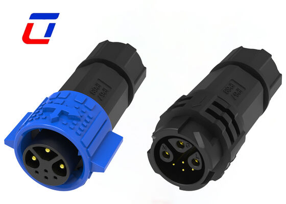 15A+5A водонепроницаемые многоконтактные разъемы 3+4 контакта M19 Push Lock разъем кабель-плата