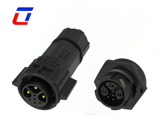 20A Пластиковые круглые разъемы M19 3+5 Pin ODM IP67 Водонепроницаемый разъем питания и данных 300V