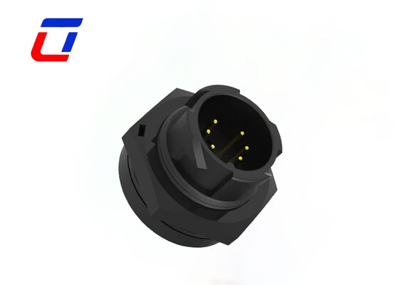 Низкий ток 10A быстроразрядное проволочное соединение M19 6 Pin Data 300V водонепроницаемое соединение