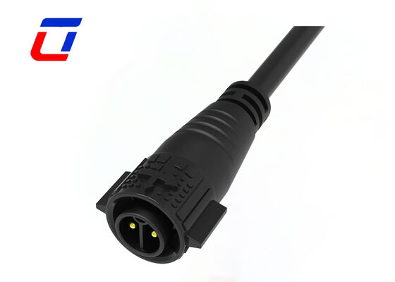 2 штифтов Power M19 Мужчины-женщины соединители 20A водонепроницаемый формованный кабельный соединитель