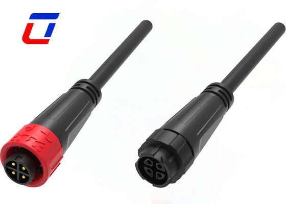 M16 Push Lock Electrical Male Female Connectors Внешний водонепроницаемый разъединитель 10А 4 штифта