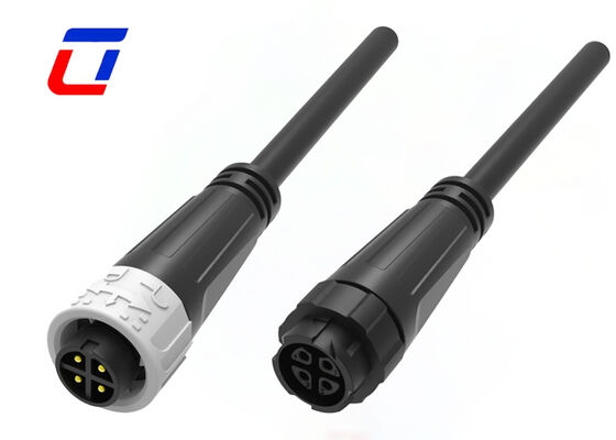 M16 Push Lock Electrical Male Female Connectors Внешний водонепроницаемый разъединитель 10А 4 штифта