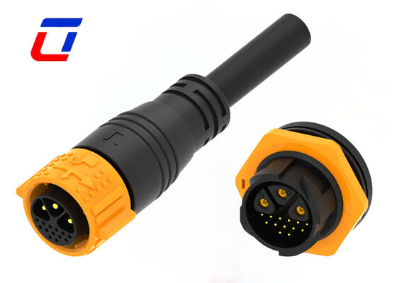 3+13 Pin M25 Multi Pin Male Female Connector PA66 водонепроницаемый 300V подъемный разъем