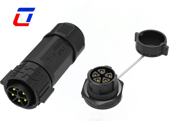 5 штифтовые светодиодные водонепроницаемые разъединители M25 20A пластиковые разъединители для наружного освещения PA66
