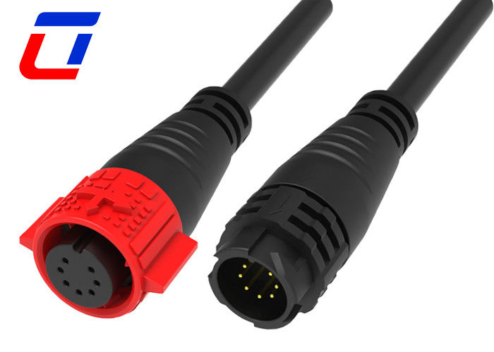 7 Pin 5A Push Lock Wire To Board Кабельные соединители водонепроницаемые, формованные с кабелем M19