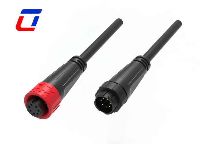 M16 7 Pin Automotive Waterproof Male Female Connector для сигнала с низкой мощностью