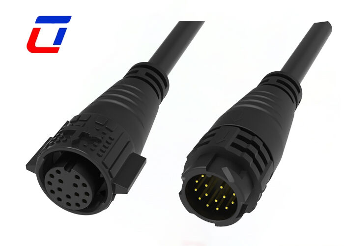 PA66 16 Pin Round Connector M19 Мужчина и женщина