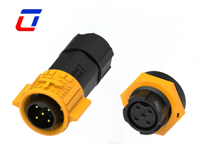 5 штифтов электрические мужские женские разъемы M19 высокий ток провода к панели соединителя