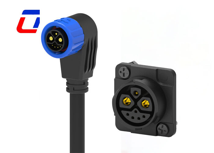 M23 Круглые Кабельные Разъемы Пластик 2+1+5 Контактный Водонепроницаемый Разъем Провод-Плата
