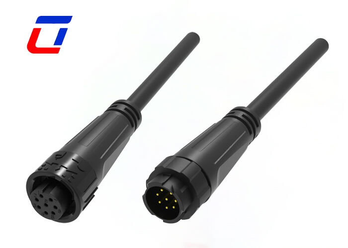 M16 300 вольт водонепроницаемые проволочные разъемы IP67 8 штифтов подключатель данных для управления светодиодом