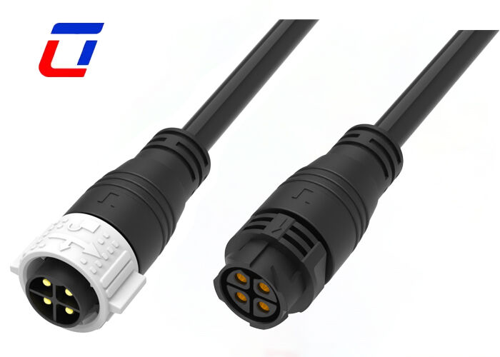 50A 4 Pin M25 Формированный кабельный разъединитель Мужчина Женщина Водостойкий быстрый разъединитель