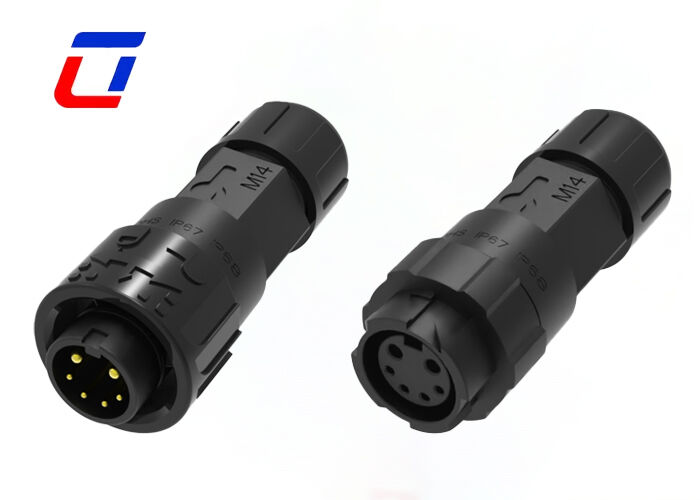 M16 300V Круглый разъем XLR водонепроницаемый 2+4 Multi Pin Connectors Сигнал питания