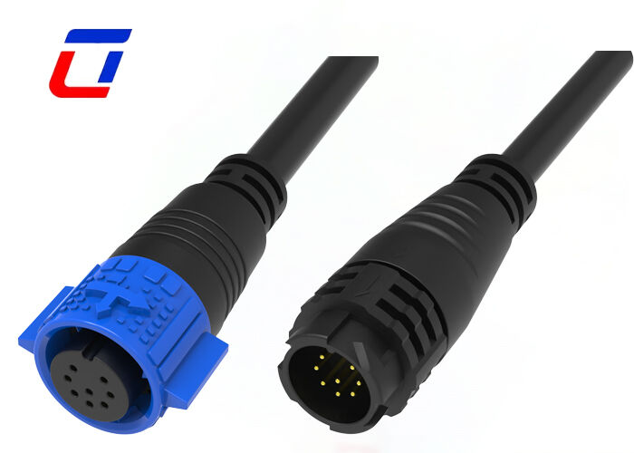 300В M19 8 Pin Data Connector Quick Lock Автомобильные водонепроницаемые проволочные соединители