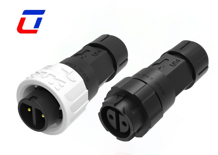 IP67 M16 10A 2 пинные водонепроницаемые разъемы ODM