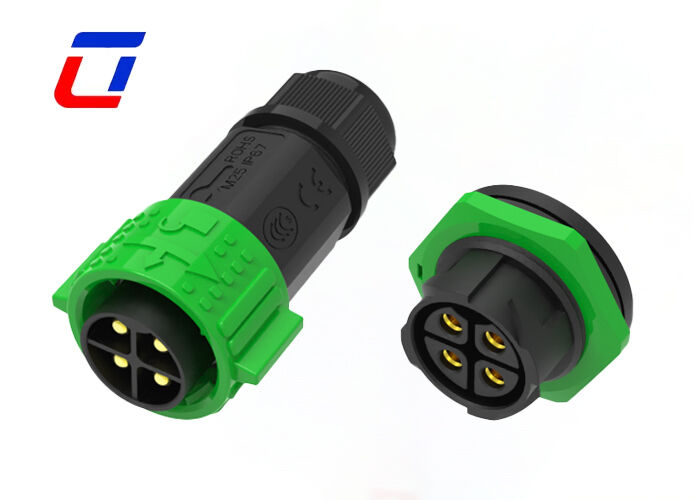 M25 600V 50A водонепроницаемый соединитель постоянного тока пластмассовые мужские женские соединители 4 булавки